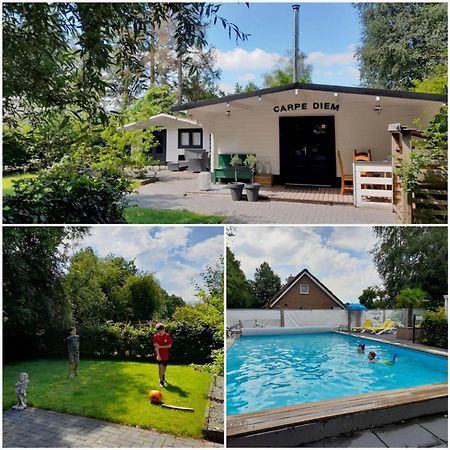 Carpe Diem, Het Ruime Chalet Met Houtkachel Nabij Wildlands Emmen Schoonebeek Екстериор снимка
